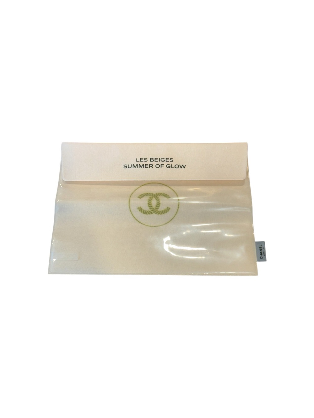 Chanel Les Beiges Summer of Glow Clear Cosmetic Pouch
